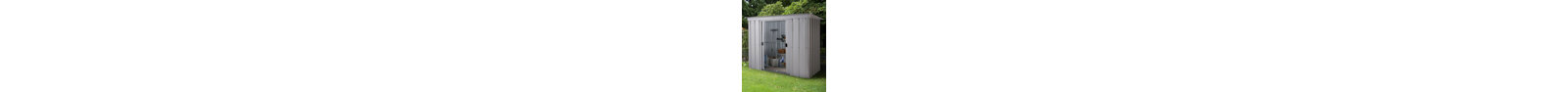 Pent 8 ft. W x 4 ft. D Metal Garden Shed