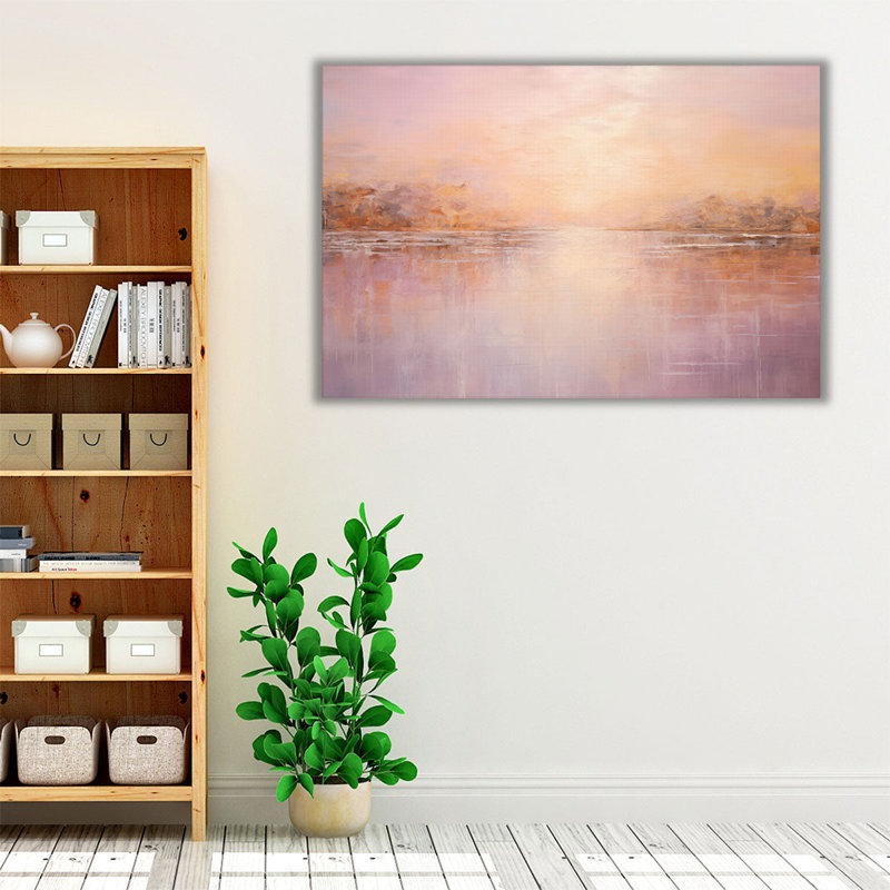 Soft Sunset, 12" H x 18" W
