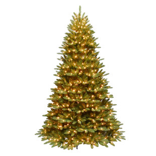 Arbre de Noël artificiel éclairé 6,5 pi