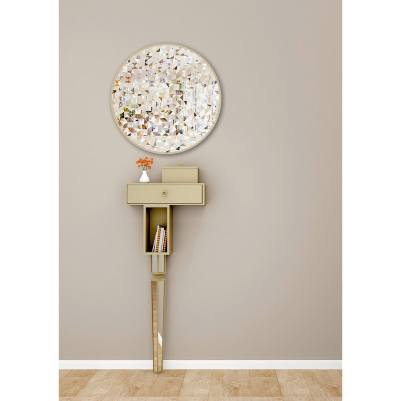 Console Table, Beige