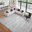 Tapis lavable à rayures rétro antidérapant (beige)-471381064-490636257