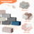 12Pcs Soft Plush Foam Blocks - Toddler Colorful Stacking Bricks-129480216