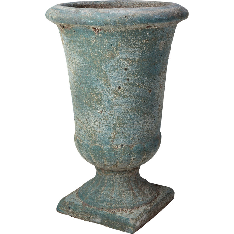 Grande urne de 14 po - Aqua Verde