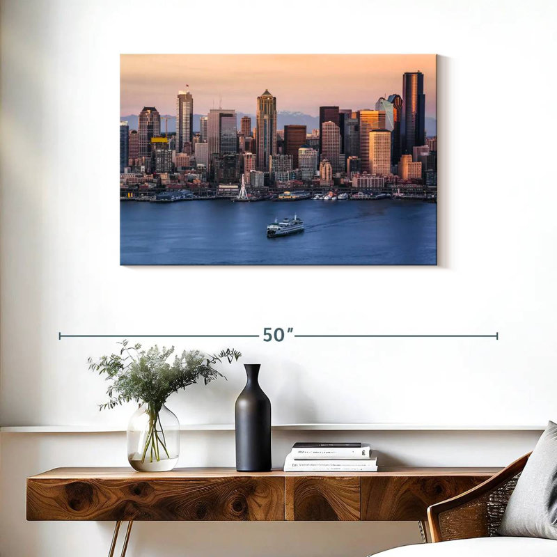 Vue de Seattle, H 24 po x l 36 po