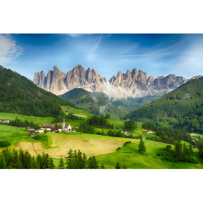 "Countryside View, Santa Maddalena Park" par Tomassereda - photographie sur toile tendue