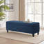 Banc de rangement rembourré Asdrubale 50,3 po L avec couvercle rabattable-24007261
