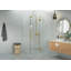 Halo 34.5 in. x 34.5 in. x 78 in. 90-degree Fully Frameless Glass Hinged Shower Enclosure-360047645