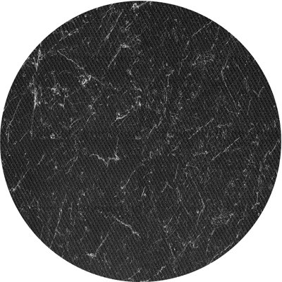 Tapis tissé à la machine noir