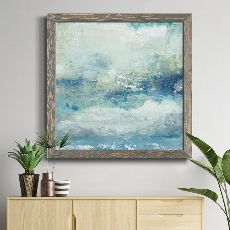 «Hope Is Stronger», art textuel sur toile, H 20 po x l 20 po x P 1,5 po, Cadre gris