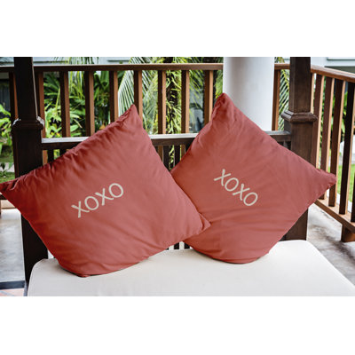 Outdoor Reversible Throw Pillow
