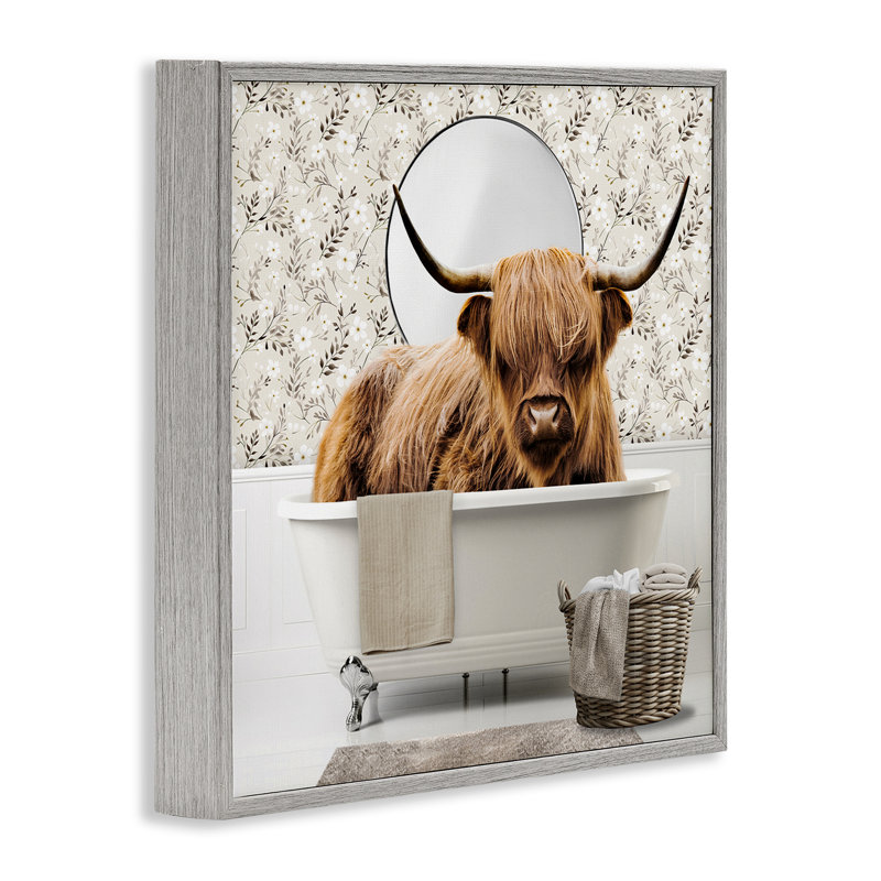 Giclée encadrée Cottage Time, conçue par CAD Designs, H 24 po x l 24 po, Giclée de ferme grise encadrée