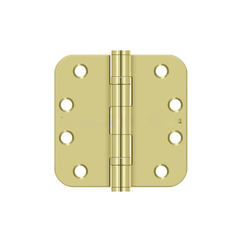 Steel Hinge, Polished Brass, Steel