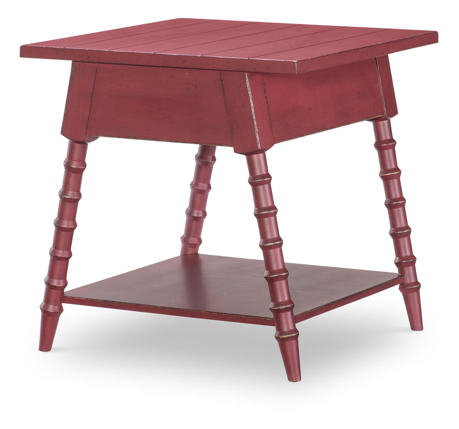 Country Living 24" End Table, Red