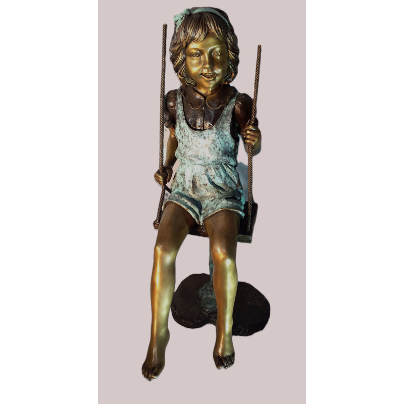Girl on swing