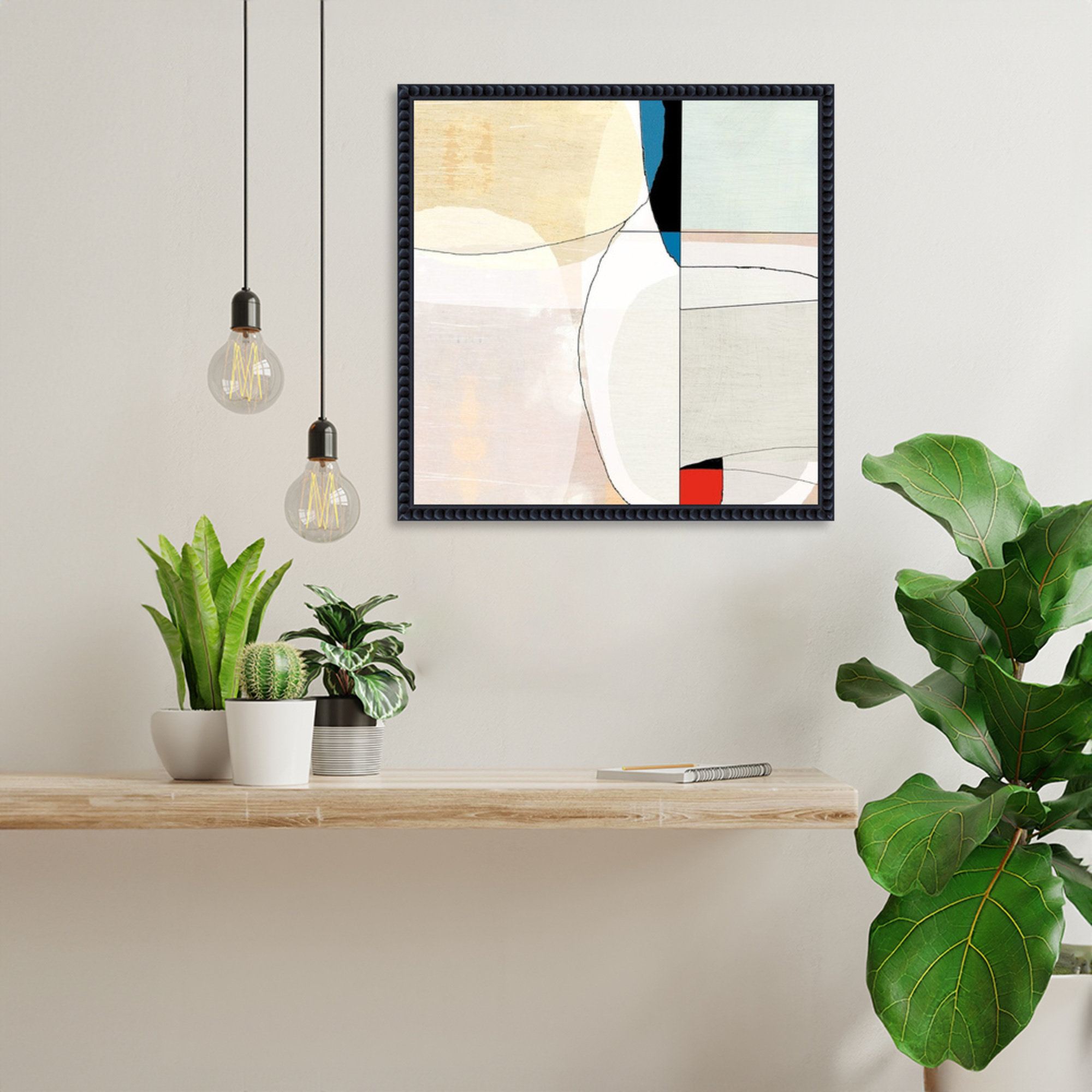 Red Barrel Studio® Beholder No. 4 by Sisa Jasper Framed Canvas Wall Art ...