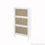 Armoire de rangement pour chaussures autoportante en rotin 3 portes-109266285