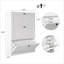 Lasherrie Shoe Storage Cabinet with 3 Flip Drawers-1632871620