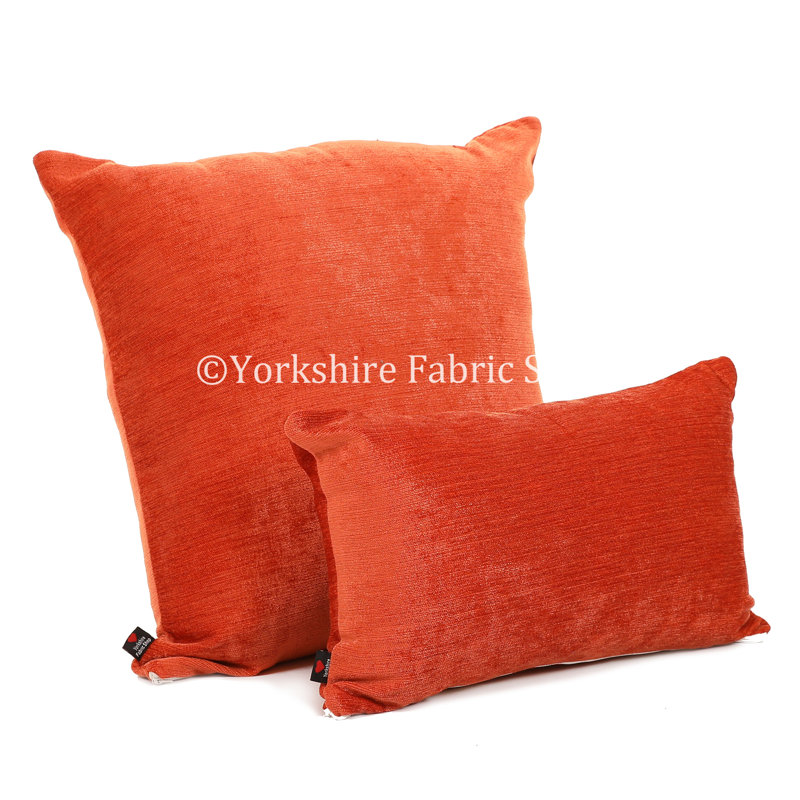 Eberhardt Square Cushion, Large, Orange