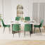Marble texture 70.9 "Rectangular Dining Table Set-1587023310-1587023306-1587475902