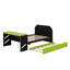 Lit de jour en bois avec lit gigogne simple, bureau et port USB-1165537116