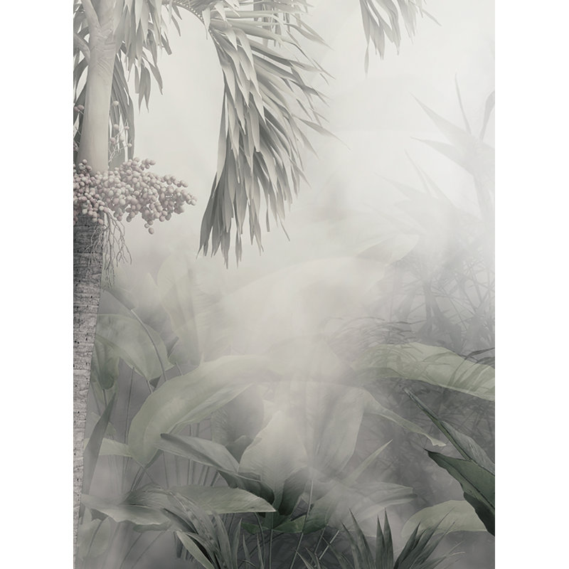 Misty Jungle Forest Wall Mural, 2' L x 96" W