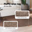 Rug Brown Polyester Diameter 120 Cm Area Rugs Round Contemporary-2146098961