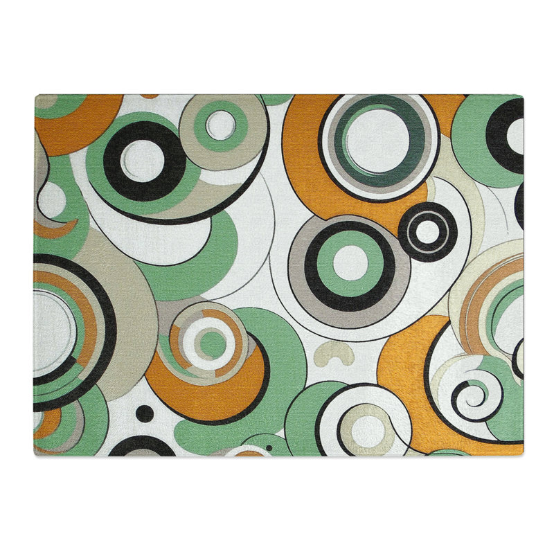 Funky Retro Pattern Vol.4  Glass Chopping Board