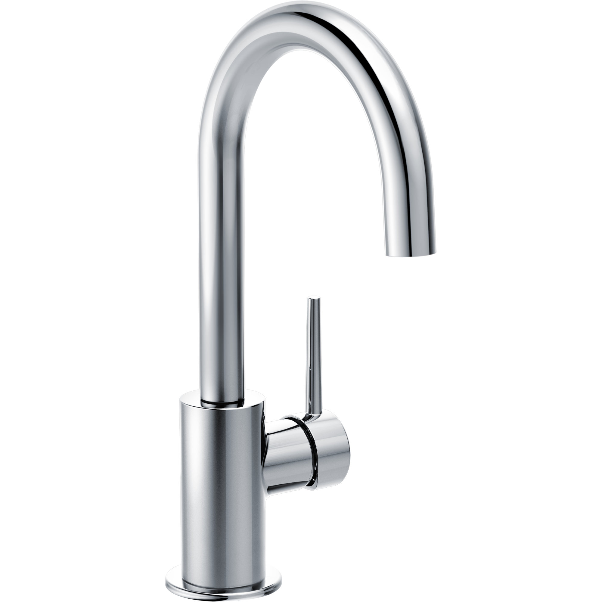 Trinsic Swivel Bar Faucet, Single Handle Prep Sink Faucet, Chrome