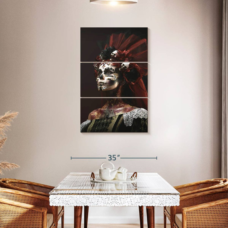 Hitzel Santa Muerte Skeleton, 45" H x 28" W