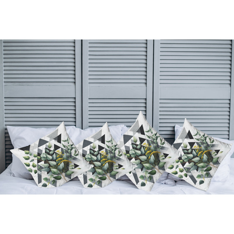 Fabric Reversible Throw Pillow, 20"H x 20"W