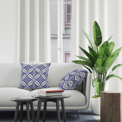 Jeté carré en polyester intérieur / extérieur