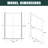 44-48"X76" Aluminum Frame Double Sliding Shower Door,Bypass Bathroom Sliding Door With Premium 1/4" (6Mm) Clear Tempered Glass, Chrome Hardware Sliding Glass Shower Enclosure