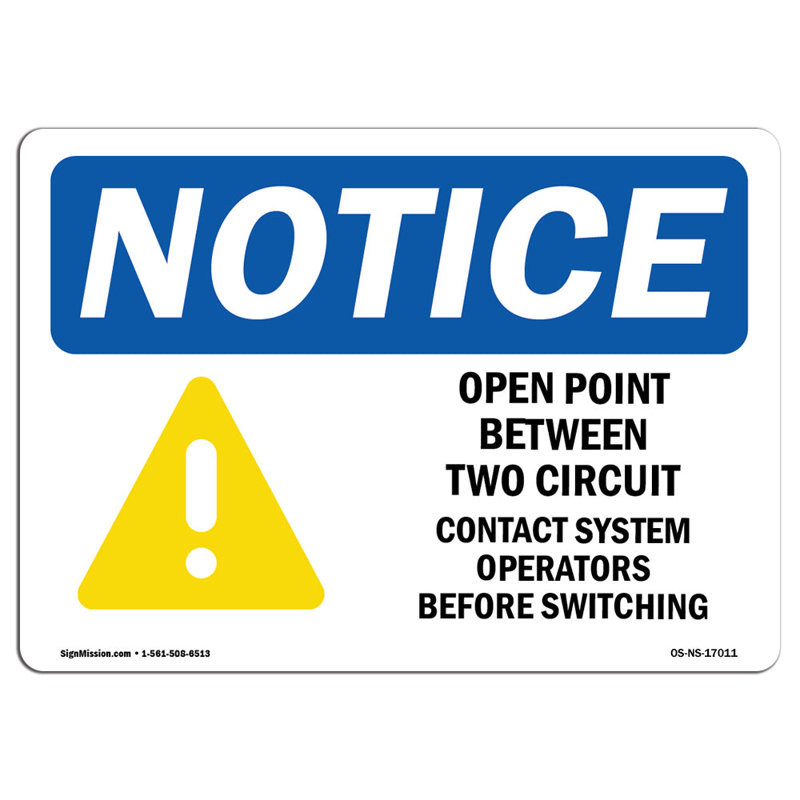Remarquez un point ouvert entre deux circuits, 18 po x 24 po