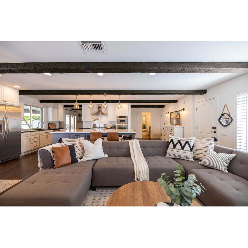 Dark Walnut Hand Hewn Faux Wood Beam 12.75 ft