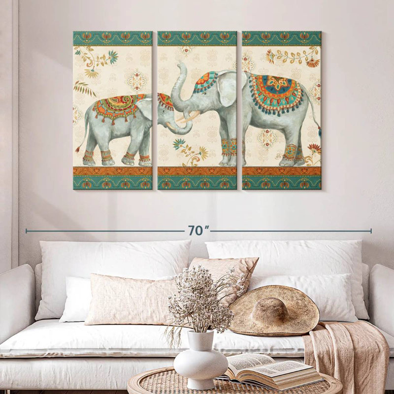 Elephant Walk I, 32" H x 50" W