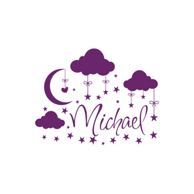 Text & Numbers Non-Wall Damaging Wall Decal