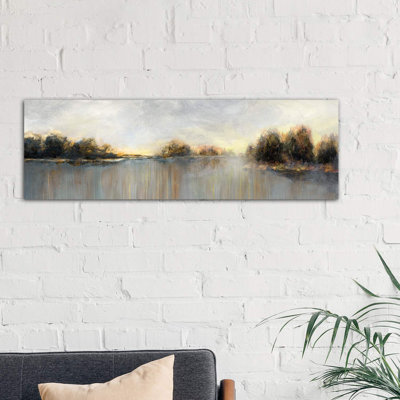 Rain At Dawn by Nan - Wrapped Canvas Panoramic Painting