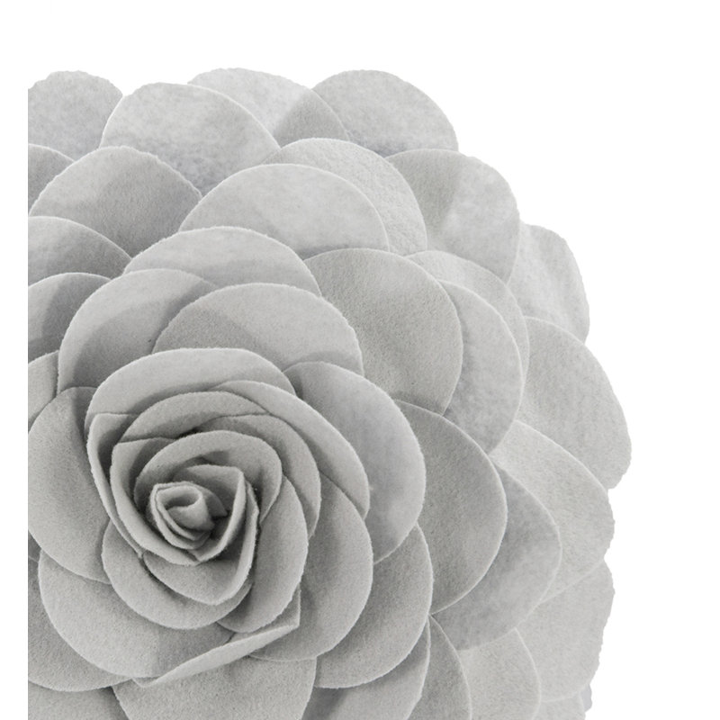  Housse de coussin en polyester, 13 po x 13 po, Housse de coussin seulement - sans coussin, gris