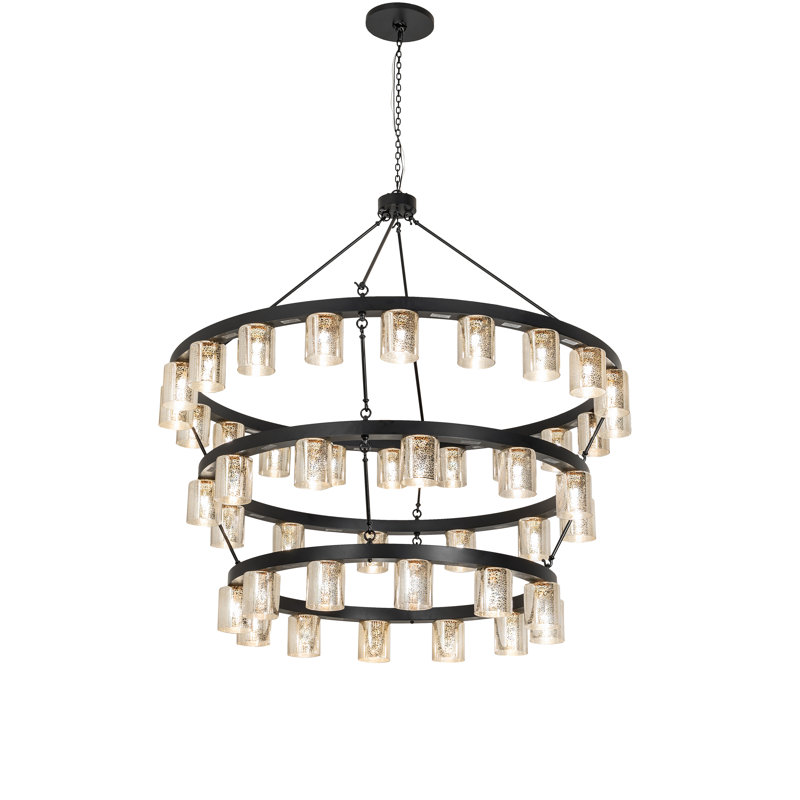 Lustre 44 lumières à trois niveaux Lizley