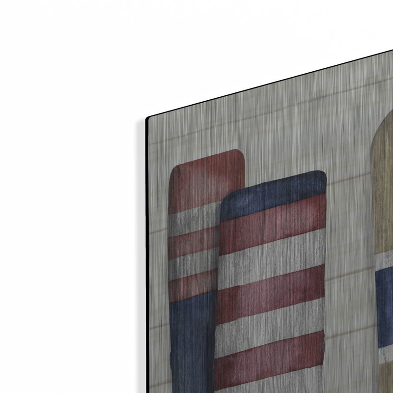 «Port Oars Horizontal» par Paul Brent, H 24 po x l 48 po