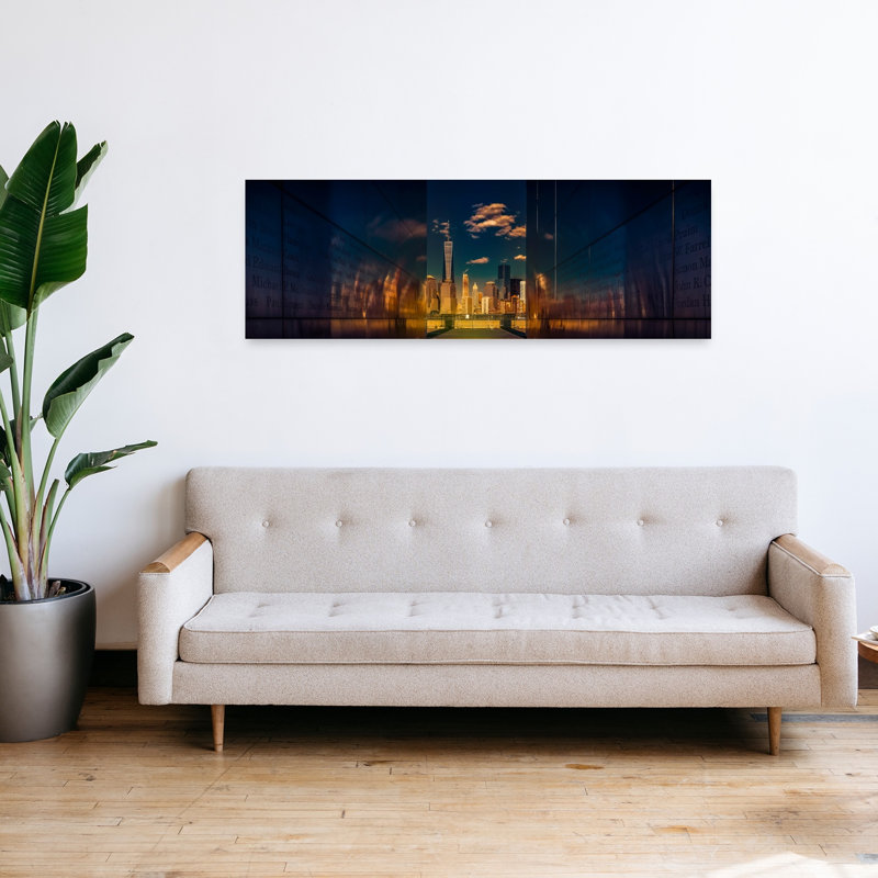 New York Memorial Skyline by Jackson Carvalho - Wrapped Canvas Panoramic Print, 40.64 cm H x 121.92 cm W