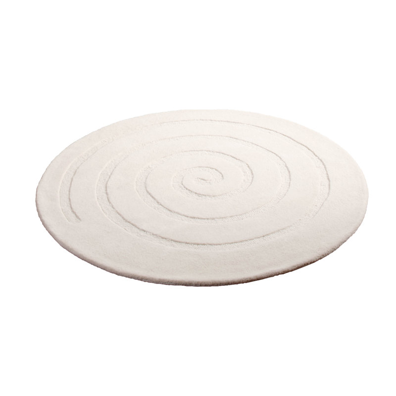 Bradley area rug Hand Tufted Circle Ivory, Round 140cm
