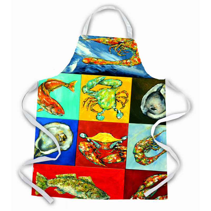 No Pattern Bib Apron