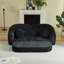Canapé inclinable incurvé convertible, canapé-lit pliant sans cadre 2 en 1 avec base coulissante et siège profond, canapé inclinable en chenille à deux places, aucun assemblage requis-832521609