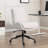Oliver Modern Armless Office Chair - Cream Boucle Performance Fabric-970273307