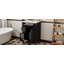 Meuble-lavabo de 24 po avec lavabo supérieur, armoire de rangement moderne avec 2 tiroirs et tiroir basculant, meuble-lavabo simple