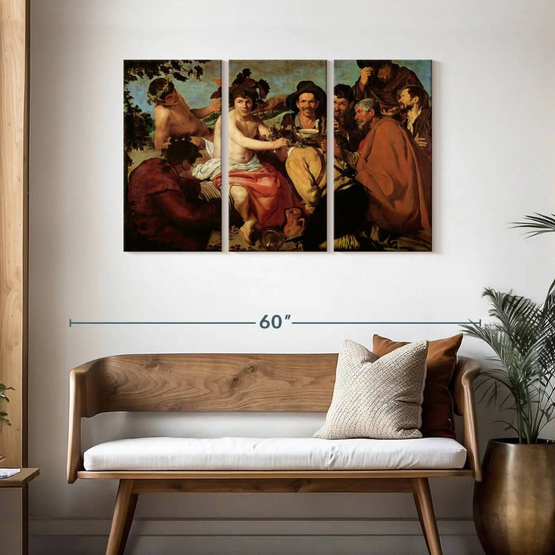 Leisha, le triomphe de Bacchus, H 28 po x l 45 po