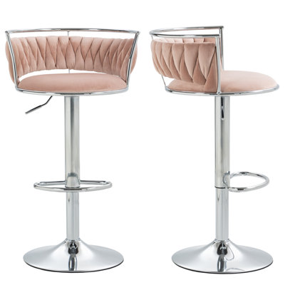 Christal Height Adjustable Swivel Bar Stool