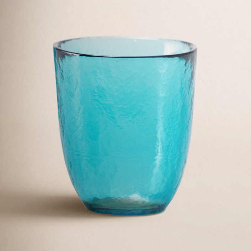 Los Cabos Glass Dinnerware 10oz Tumbler, Lagoon