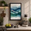 Mountains in Mist Scandinavian - Wrapped Canvas-711076477-711076472